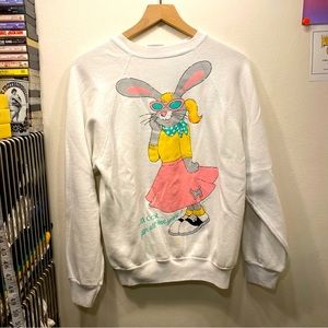 M. VINTAGE 80’s FASHION BUNNY CREWNECK TNT TAG